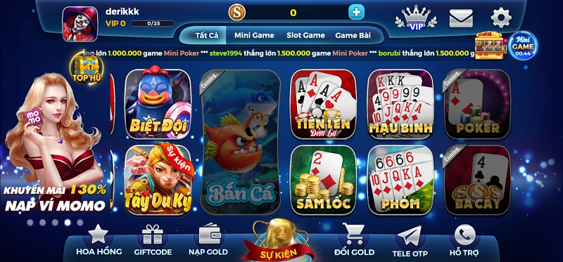 Kho game Casino EuBet đa dạng với nhiều thể loại.